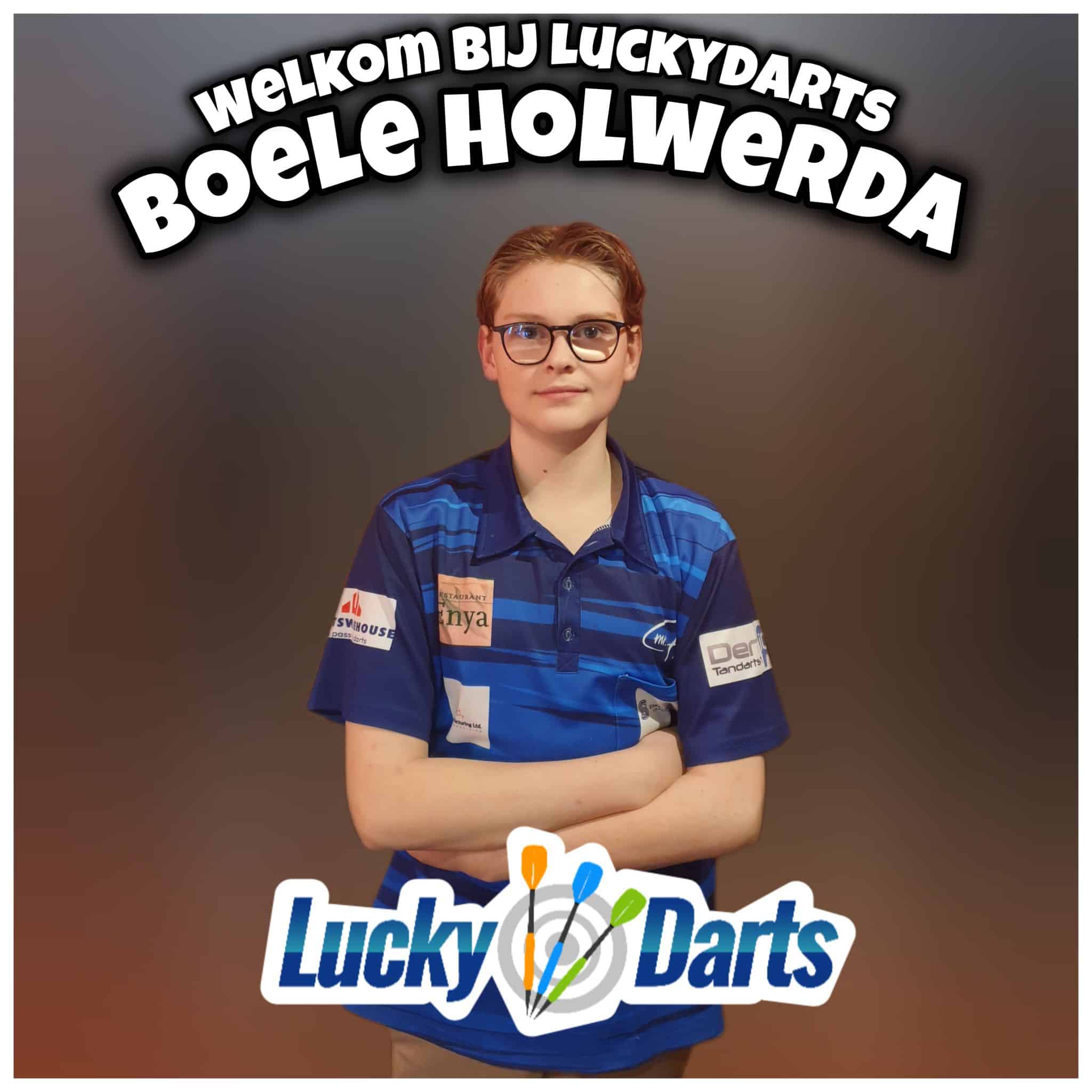 Boele Holwerda tekent bij Lucky Darts